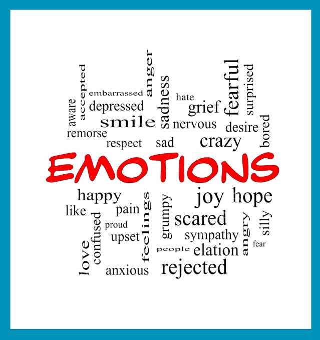 collage of human emotions